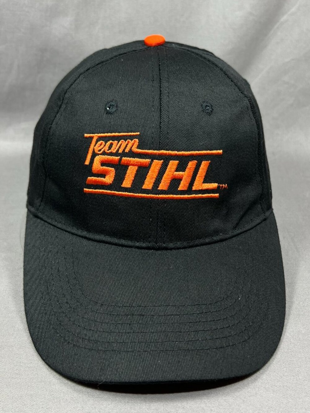 Team Stihl Outfitters Strapback Hat Black Chainsaw Equipment Adjustable Mens Cap